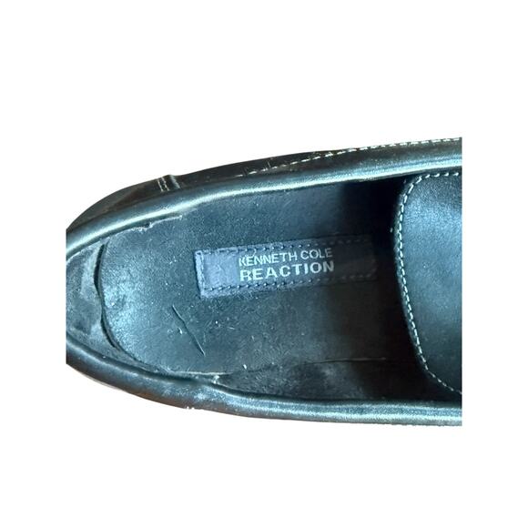 Kenneth Cole Reaction Black Leather Driving Loafer Size 6 - Comfort Slip-On - Picture 3 of 5